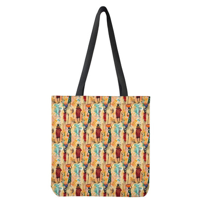 Tribal pattern Cloth Tote Bags