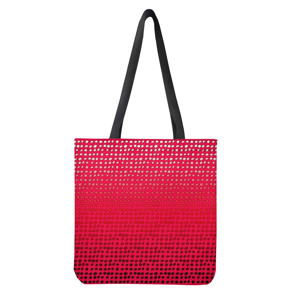 African | Ethnic | Mudcloth | #7 Red Gradient Cloth Tote Bags