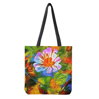 Petunia Flower Cloth Tote Bags