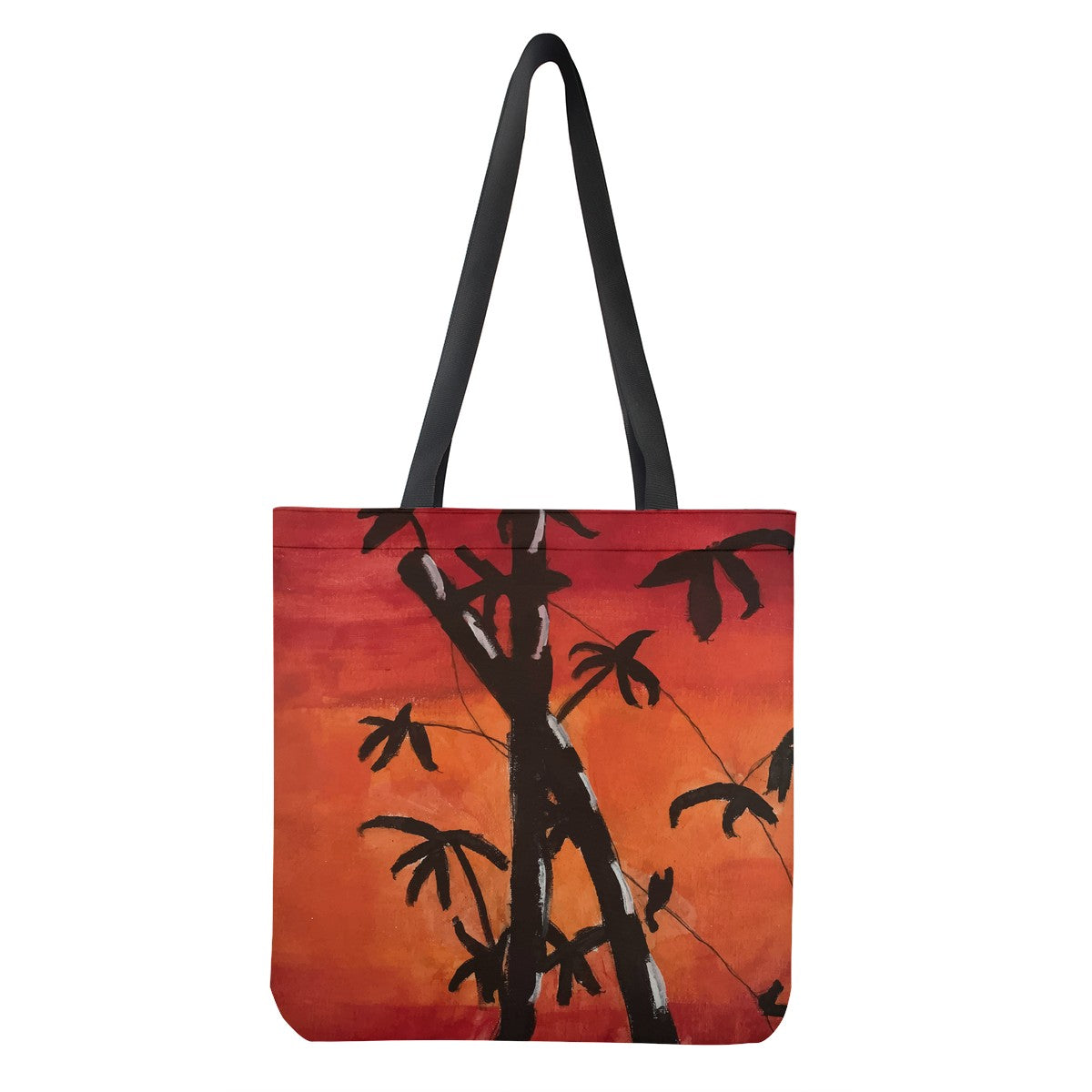 Bamboo at Sunset Cloth Tote Bags - shopping bag