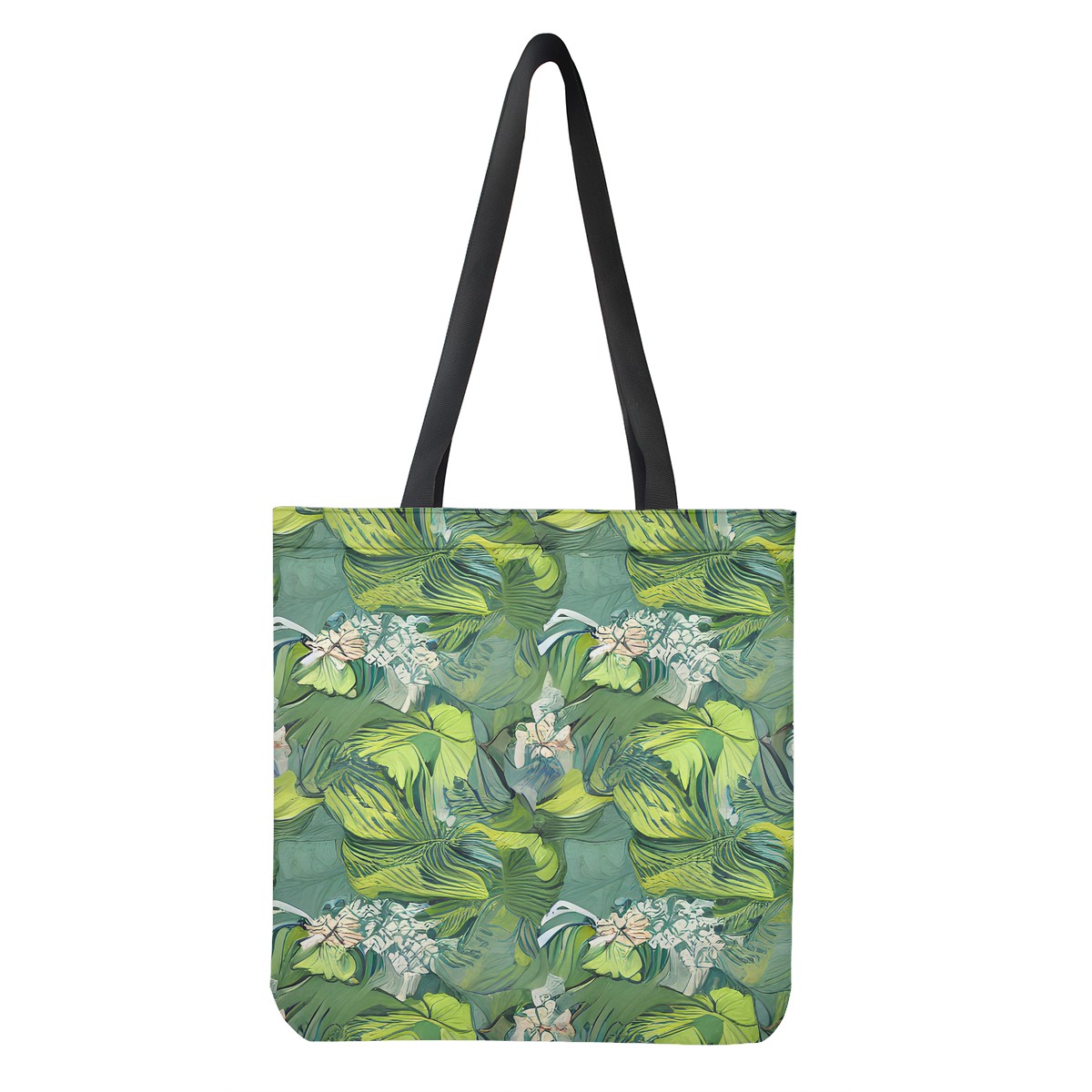 American Lotus Cloth Tote Bags - Luxtrini, LLC