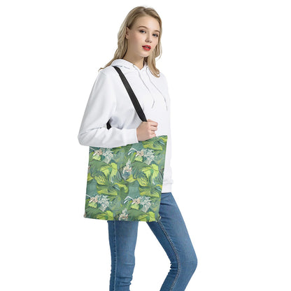 American Lotus Cloth Tote Bags - Luxtrini, LLC