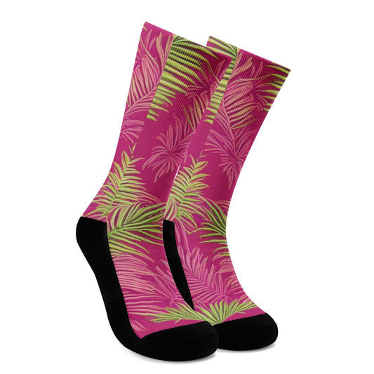 Sago Palm - Good Fortune, Longevity, Wealth Crew Socks