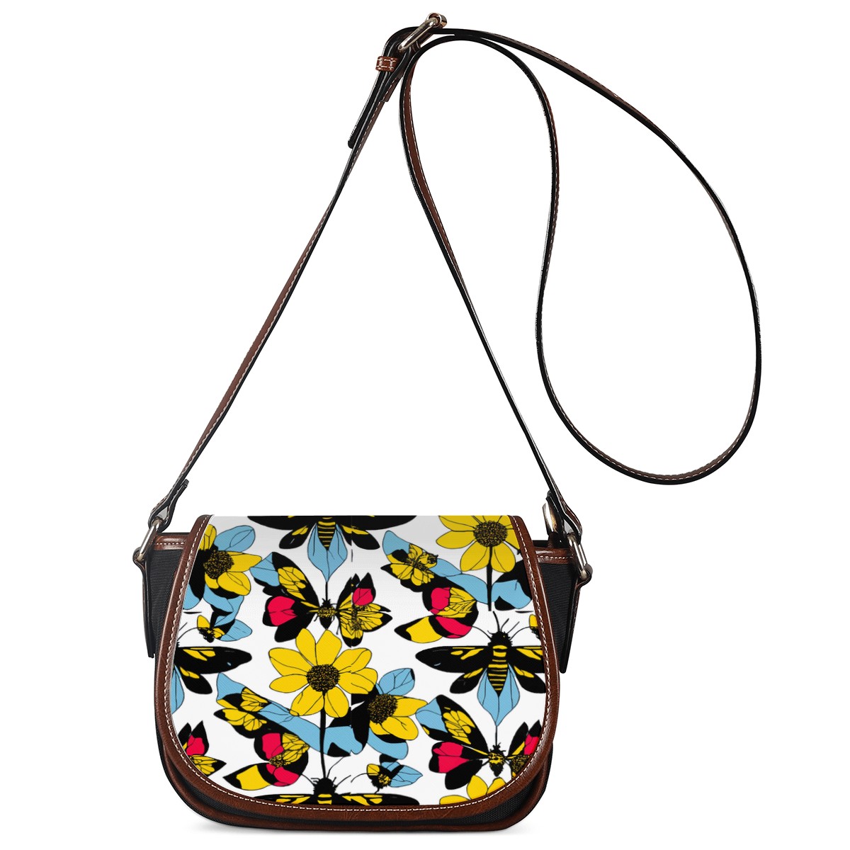 Bees and Sunflowers Saddle Bags