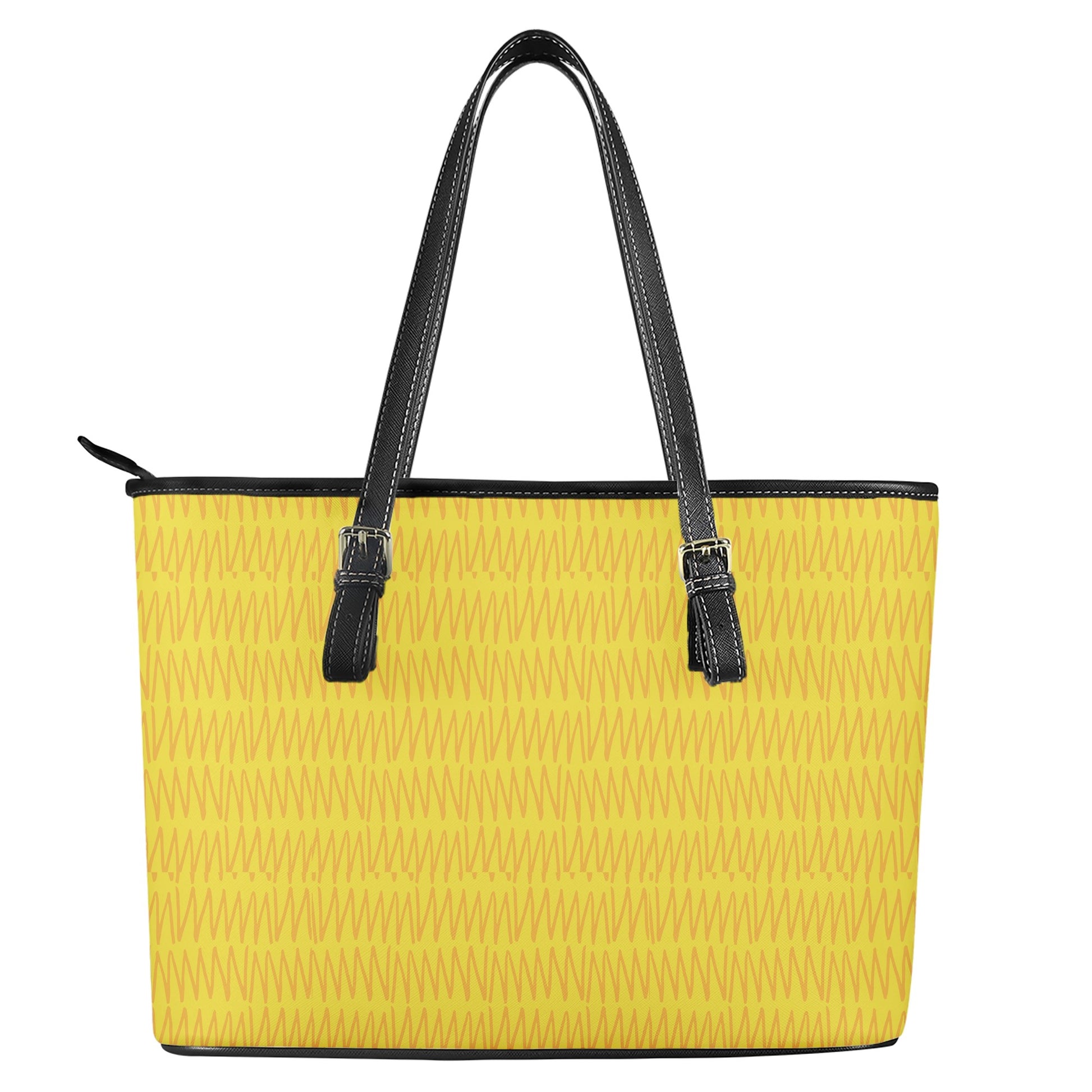 African Mud Print #40 Leather Tote Bags - Luxtrini, LLC