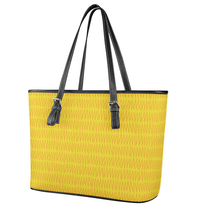 African Mud Print #40 Leather Tote Bags - Luxtrini, LLC