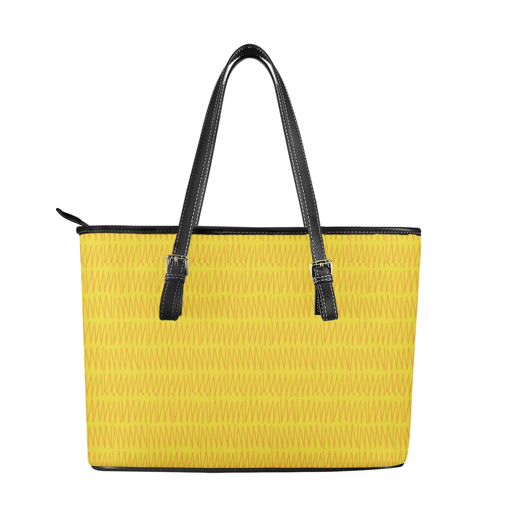 African Mud Print #40 Leather Tote Bags - Luxtrini, LLC