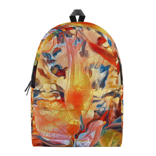 Golden Peace Lily  Backpack