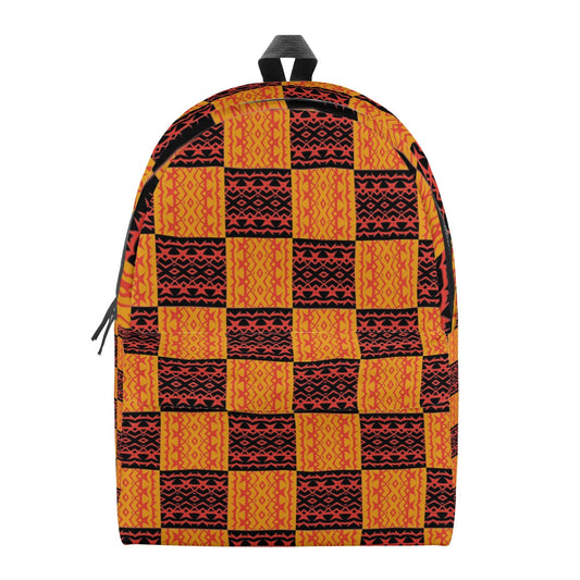 Black and Orange Tribal Design -   Backpack