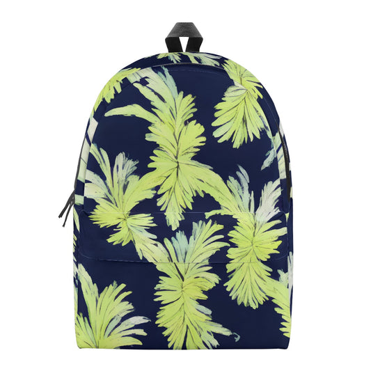 Palm Fronds - Lime Green and Black  Backpack