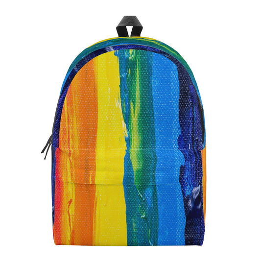 Rainbow Painting  Backpack