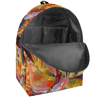 Golden Peace Lily  Backpack