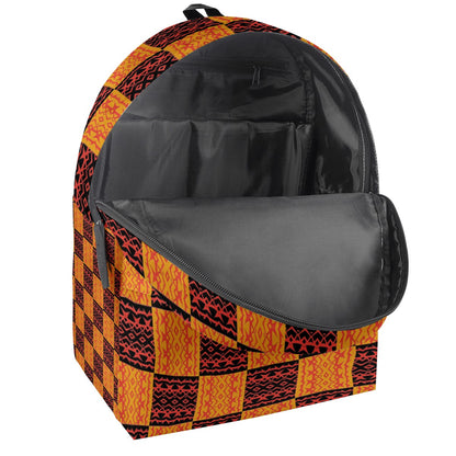 Black and Orange Tribal Design -   Backpack