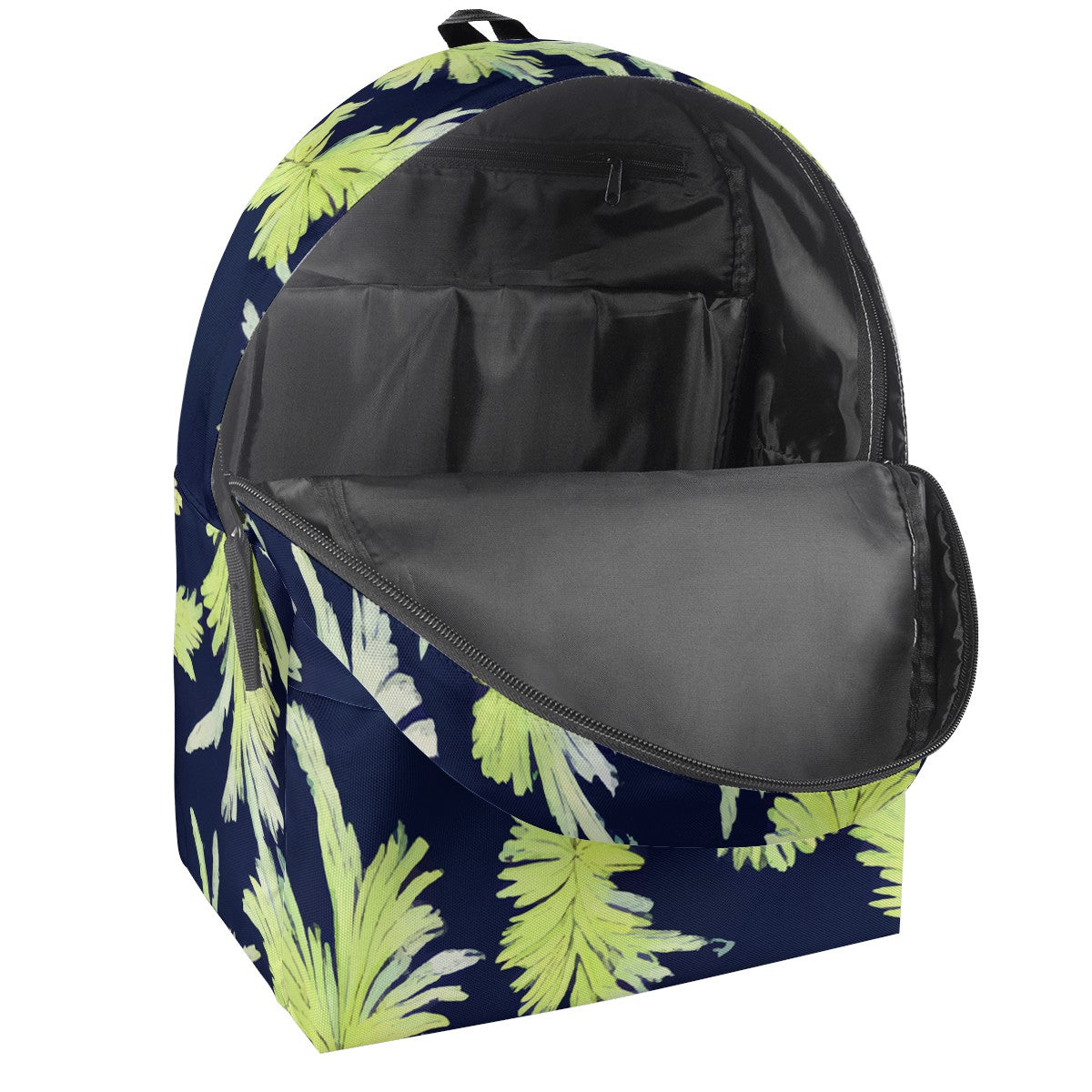 Palm Fronds - Lime Green and Black  Backpack