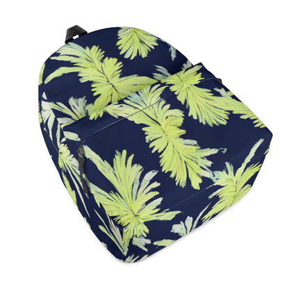 Palm Fronds - Lime Green and Black  Backpack