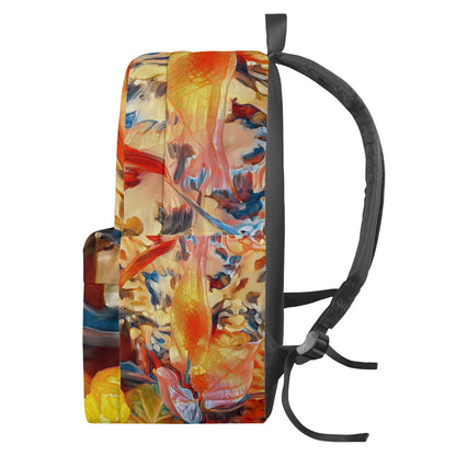 Golden Peace Lily  Backpack