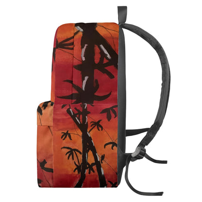 Bamboo at Sunset  Backpack