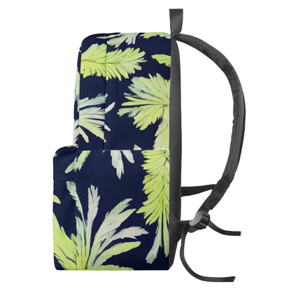 Palm Fronds - Lime Green and Black  Backpack