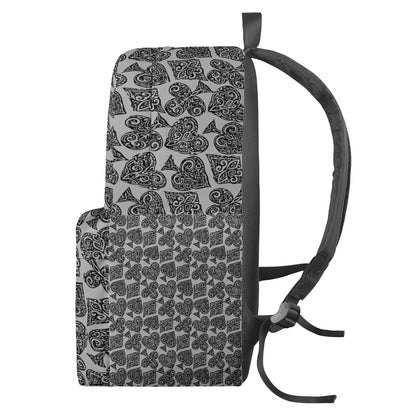 Poker All Over Print Cotton Backpack - Luxtrini, LLC