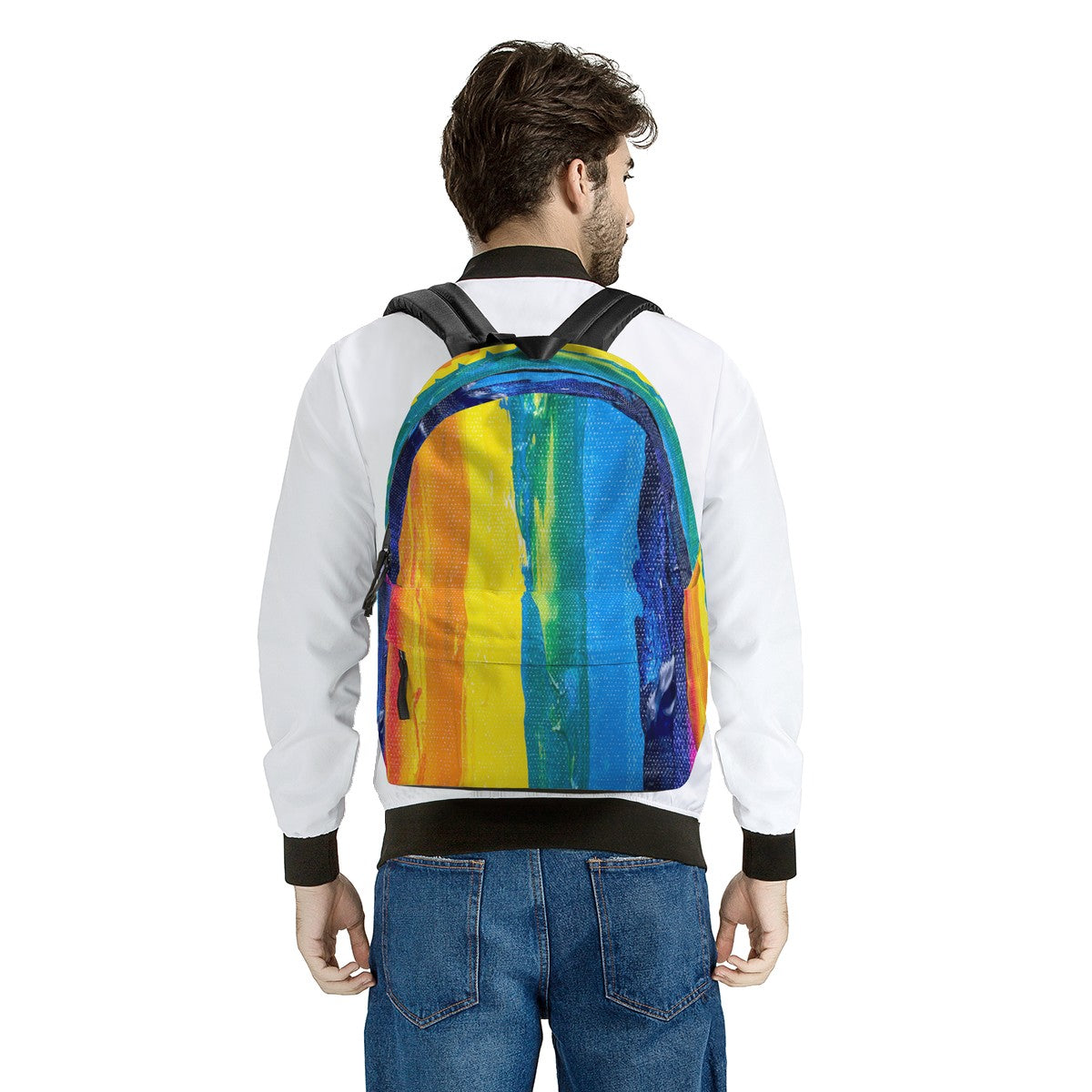 Rainbow Painting  Backpack