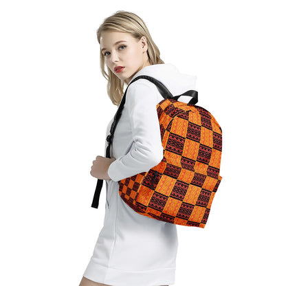 Black and Orange Tribal Design -   Backpack