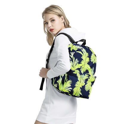 Palm Fronds - Lime Green and Black  Backpack