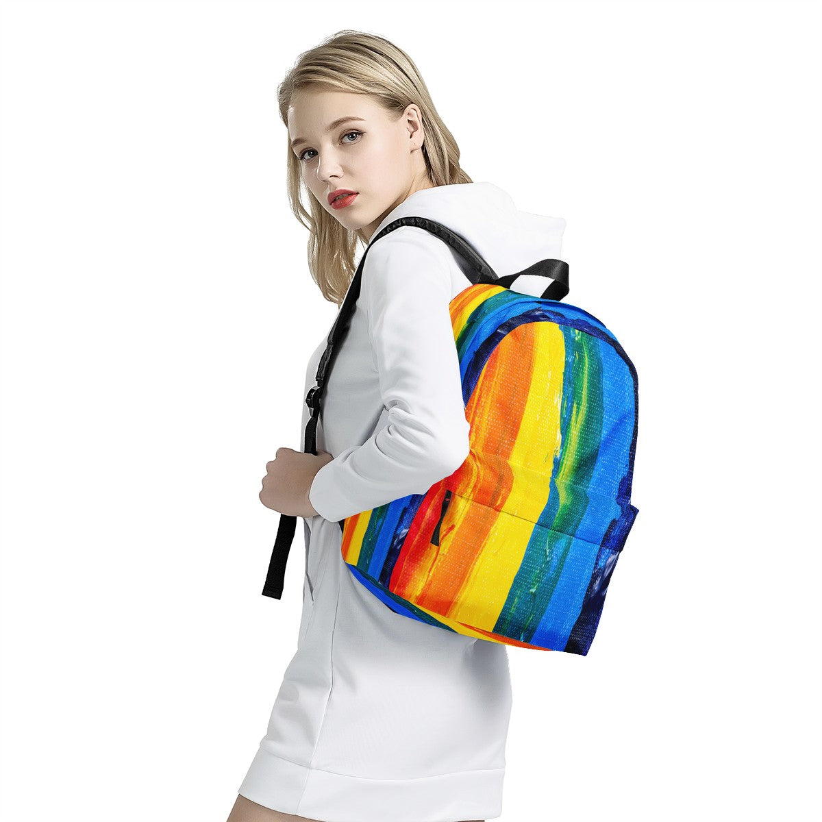 Rainbow Painting  Backpack