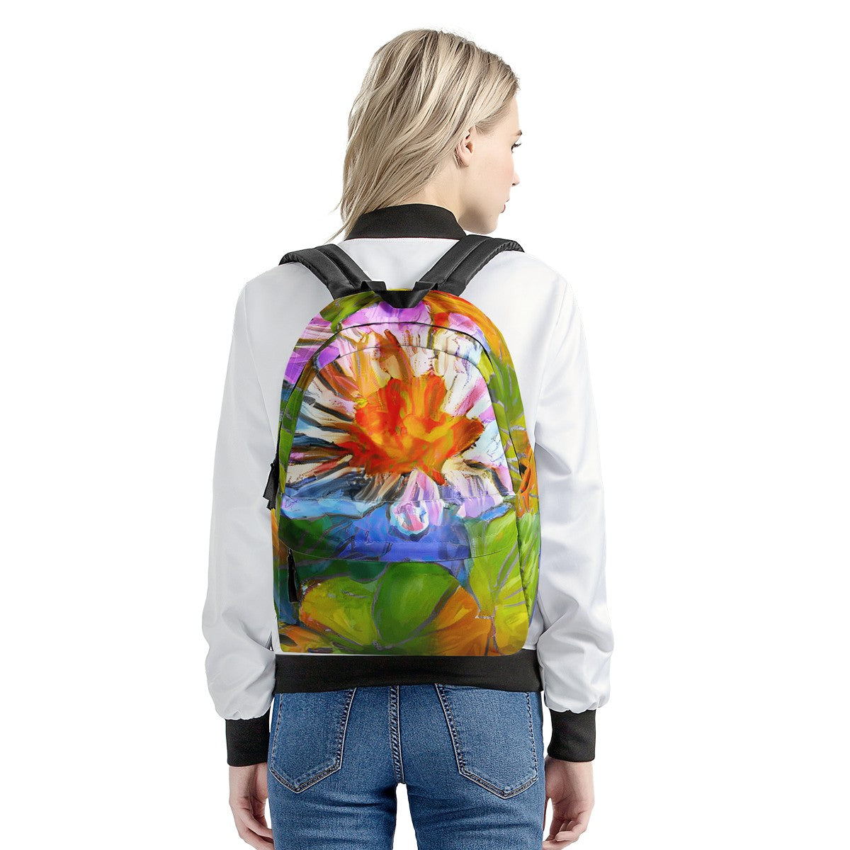 Petunia Flower  Backpack