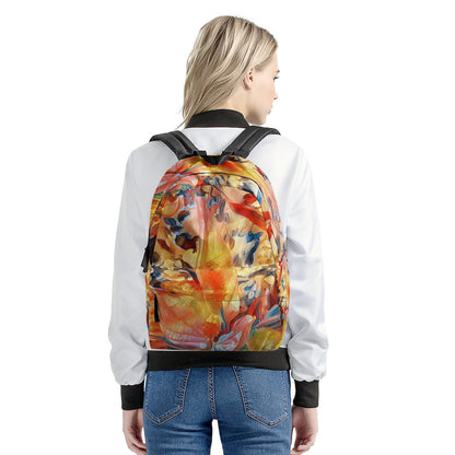 Golden Peace Lily  Backpack