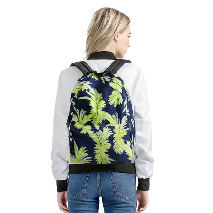 Palm Fronds - Lime Green and Black  Backpack