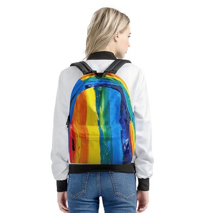 Rainbow Painting  Backpack