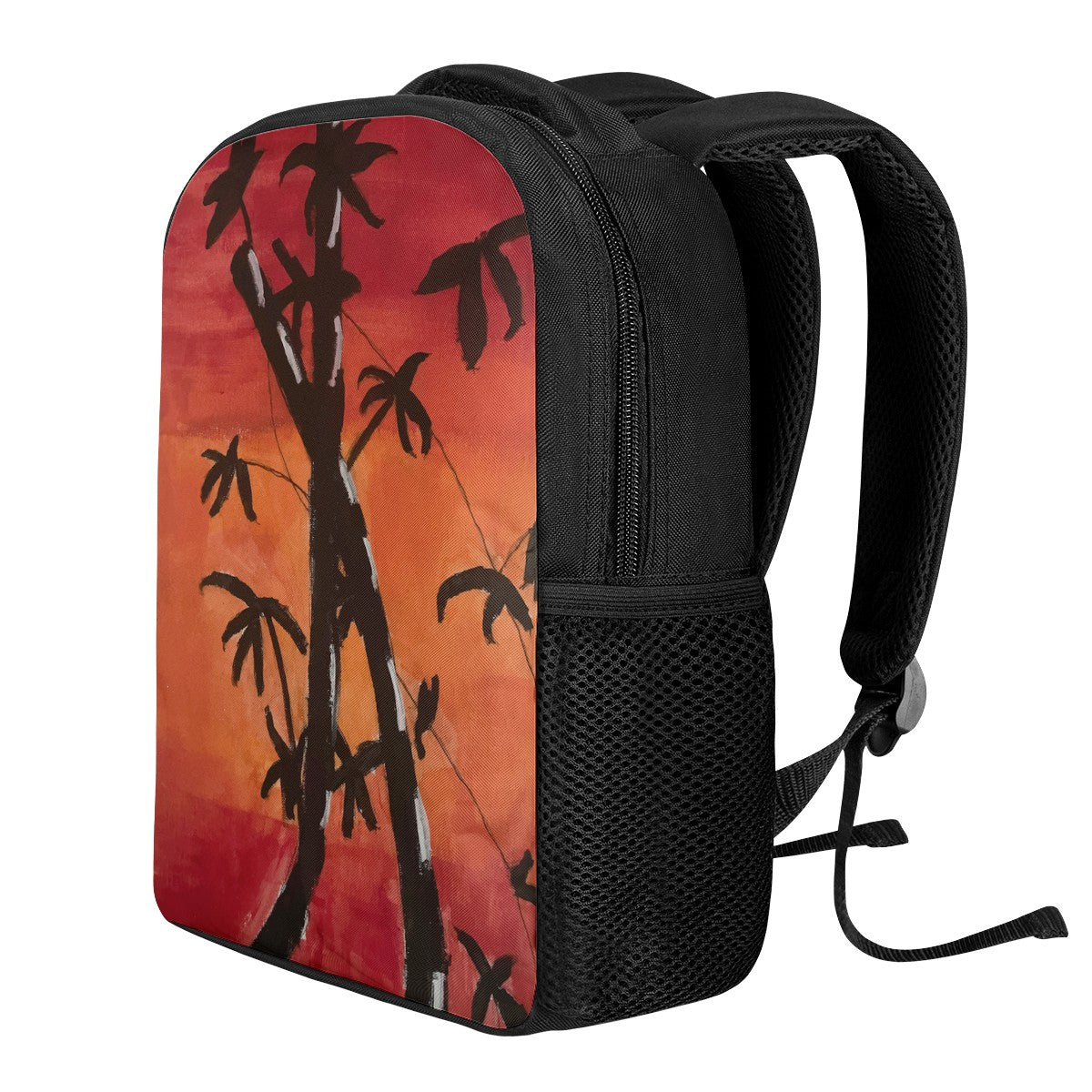 Bamboo at Sunset 12 Inch Toddler Felt Backpack