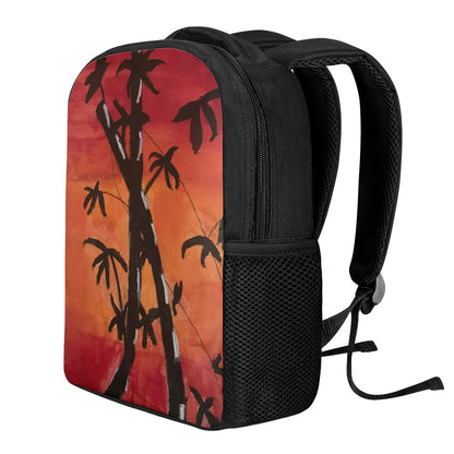 Bamboo at Sunset 12 Inch Toddler Felt Backpack