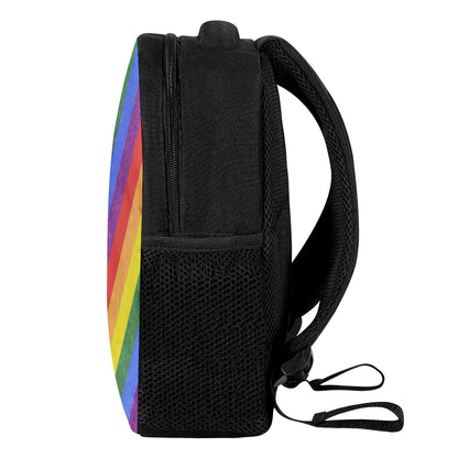 Rainbow Pride | Gay Pride | LGBTQ Pride | 12 Inch Toddler Felt Backpack