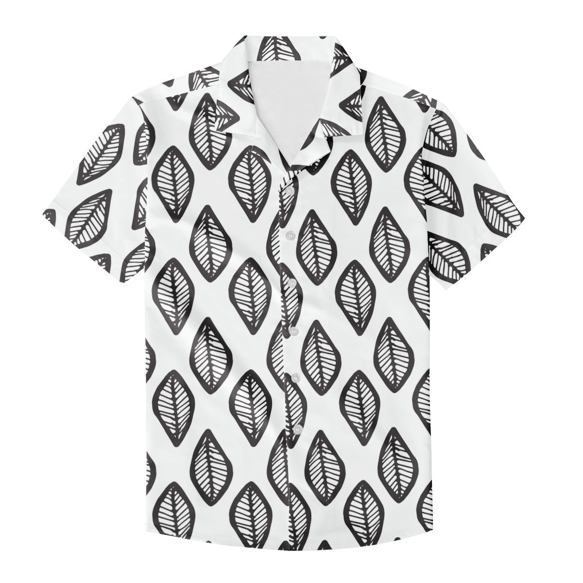 African Ethnic Mudcloth Men's Hawaiian Shirt | Men's Aloha Shirt