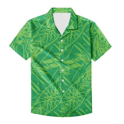 Green Fern Men's Hawaiian Shirt | Men's Aloha Shirt