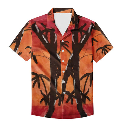 Bamboo at Sunset Men's Hawaiian Shirt | Men's Aloha Shirt