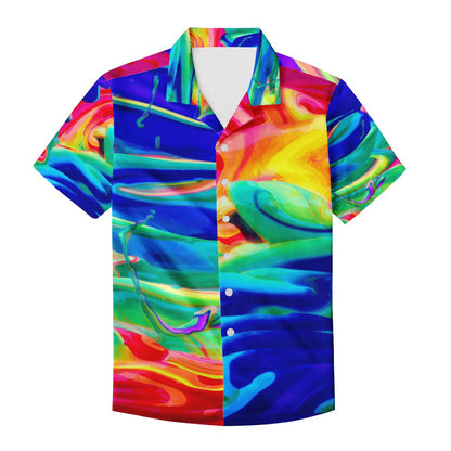 Rainbow Pride | Gay Pride | LGBTQ Pride | Men's Hawaiian Shirt | Men's Aloha Shirt