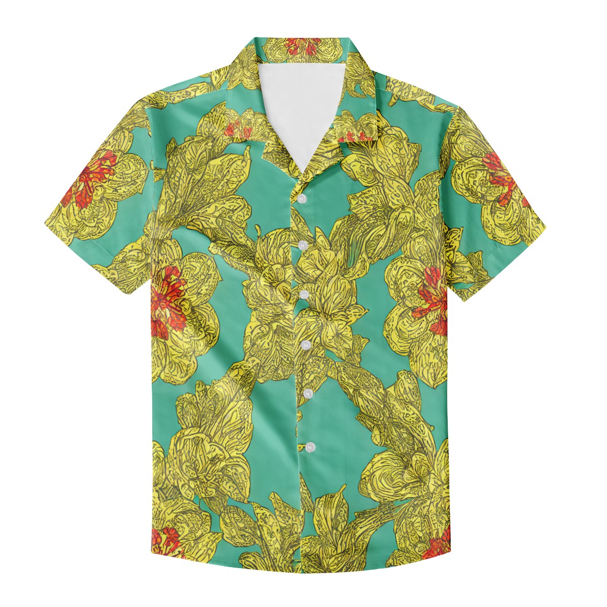 Vintage Men's Hawaiian Shirt | Men's Aloha Shirt