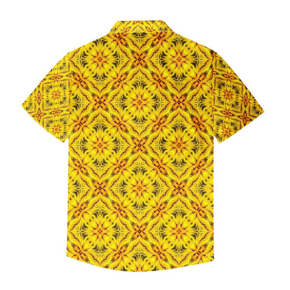 Yellow Toghu Men's Hawaiian Shirt | Men's Aloha Shirt