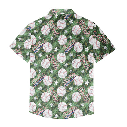 Baseball Men's Hawaiian Shirt | Men's Aloha Shirt