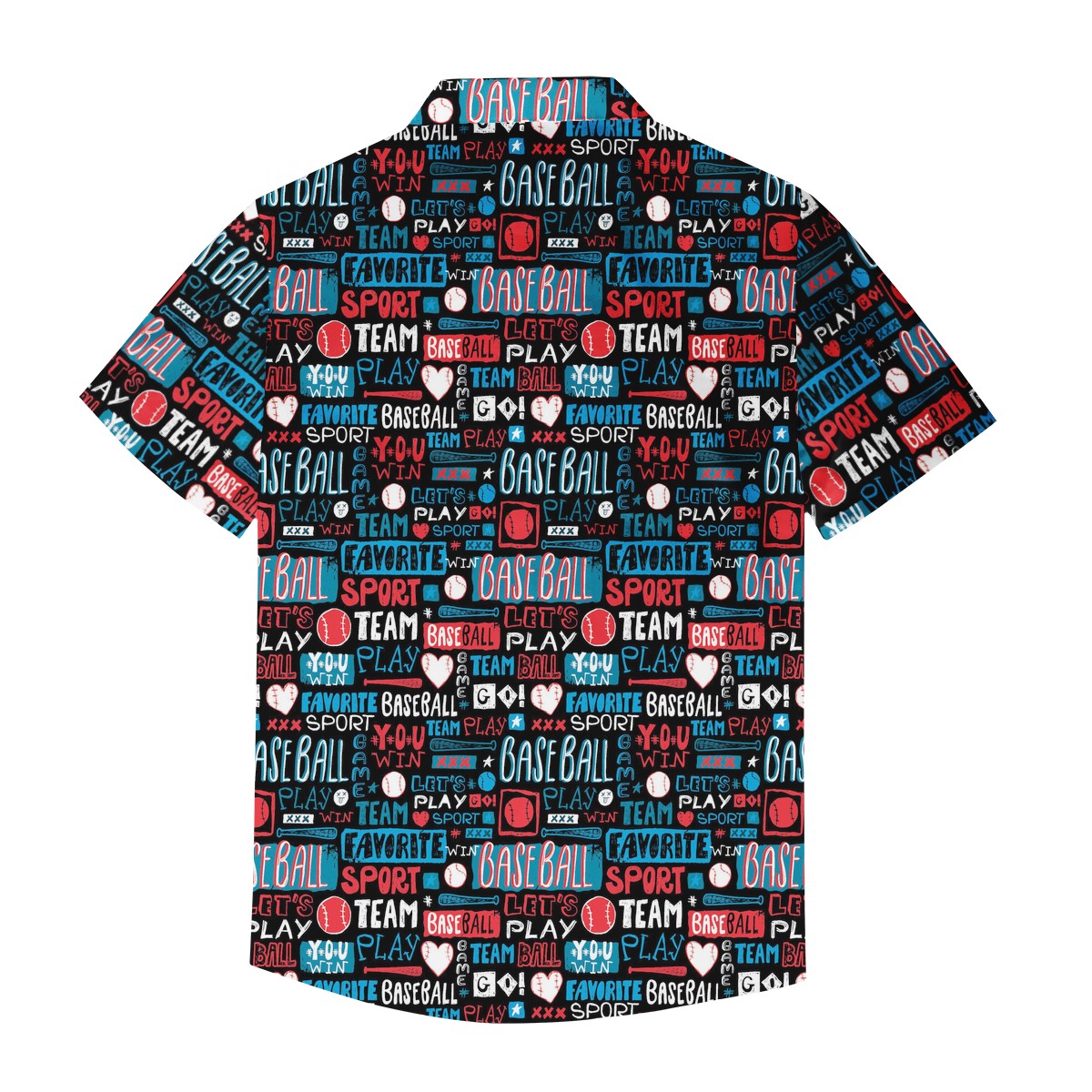 Baseball Men's Hawaiian Shirt | Men's Aloha Shirt