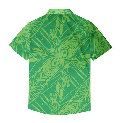 Green Fern Men's Hawaiian Shirt | Men's Aloha Shirt