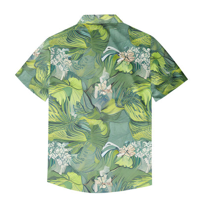 American Lotus Men's Hawaiian Shirt | Men's Aloha Shirt