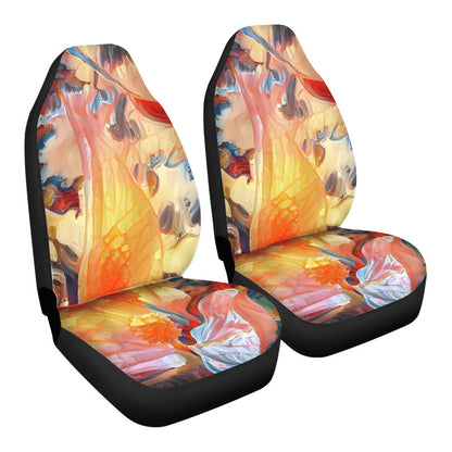 Golden Peace Lily Car Seat Covers - Thin version