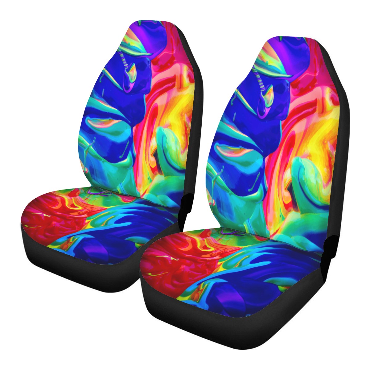 Rainbow Pride | Gay Pride | LGBTQ Pride | Confusion Car Seat Covers - Thin version