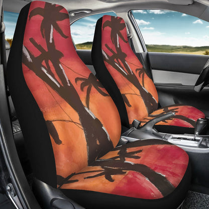 Bamboo at Sunset Car Seat Covers - Thin version