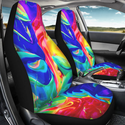 Rainbow Pride | Gay Pride | LGBTQ Pride | Confusion Car Seat Covers - Thin version