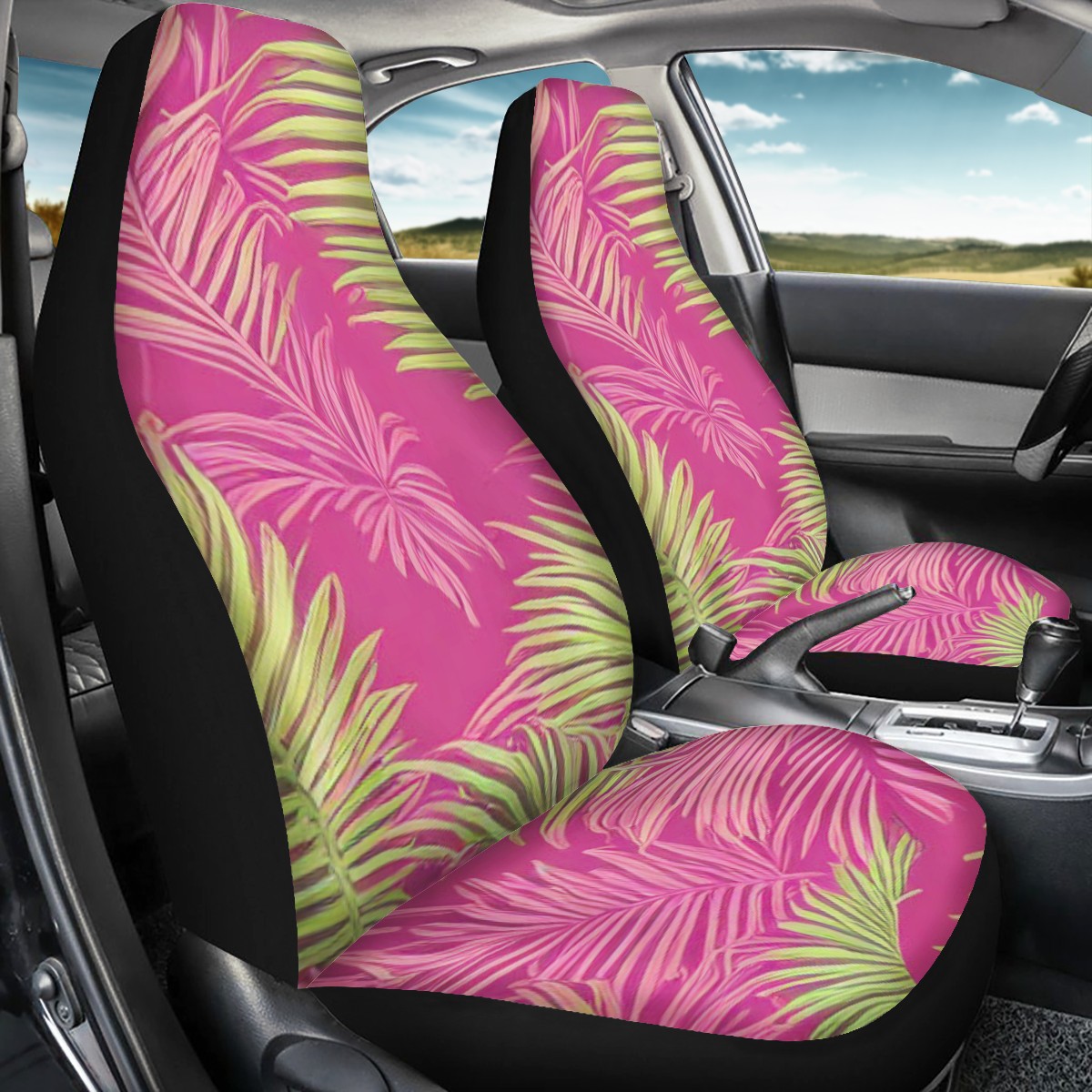 Sago Palm Car Seat Covers - Thin version