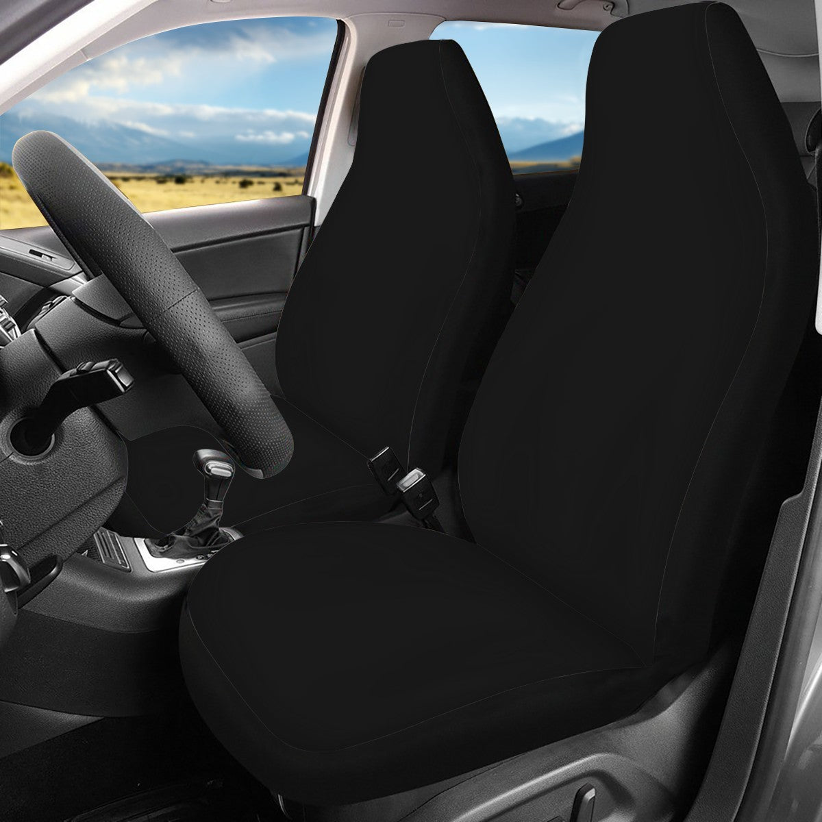 Black Car Seat Covers - Thin version